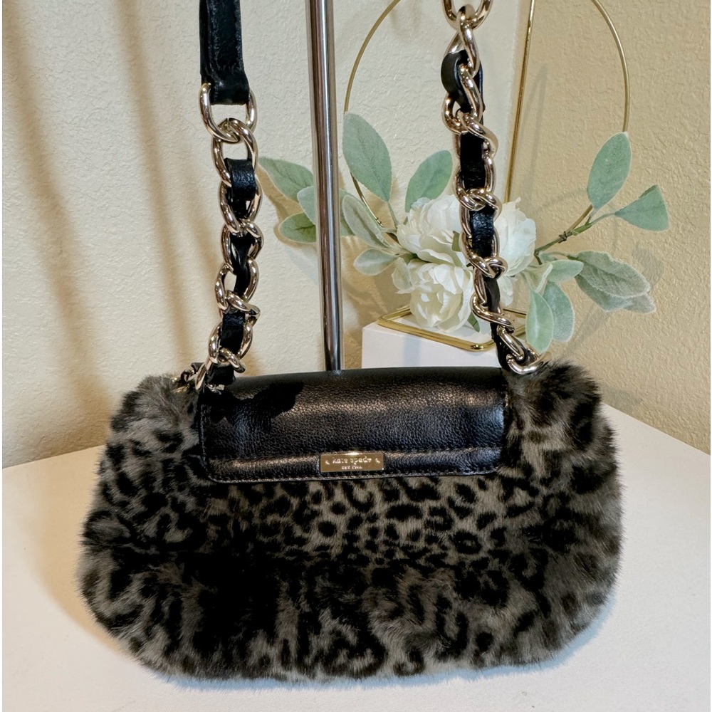 Kate Spade New York Bonsoir Faux Fur crossbody - Picture 3 of 7